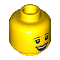 Lego hlava, žlutá (6116616)